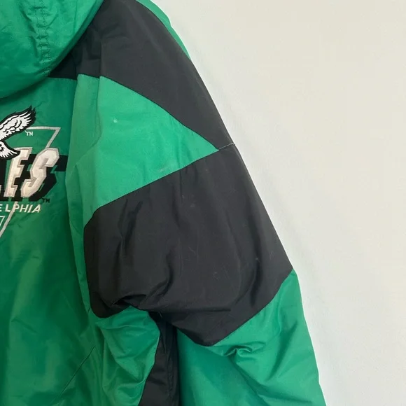 Philadelphia Eagles Logo 7 NFL Vintage Puffer Jacket